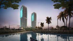 Laguna Residence — Towers by Night